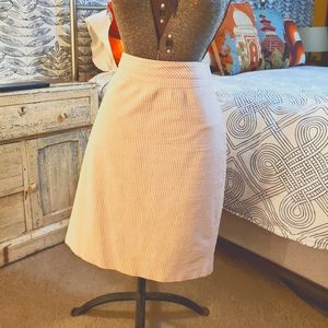 Ann Taylor Seersucker, size 14, pencil skirt